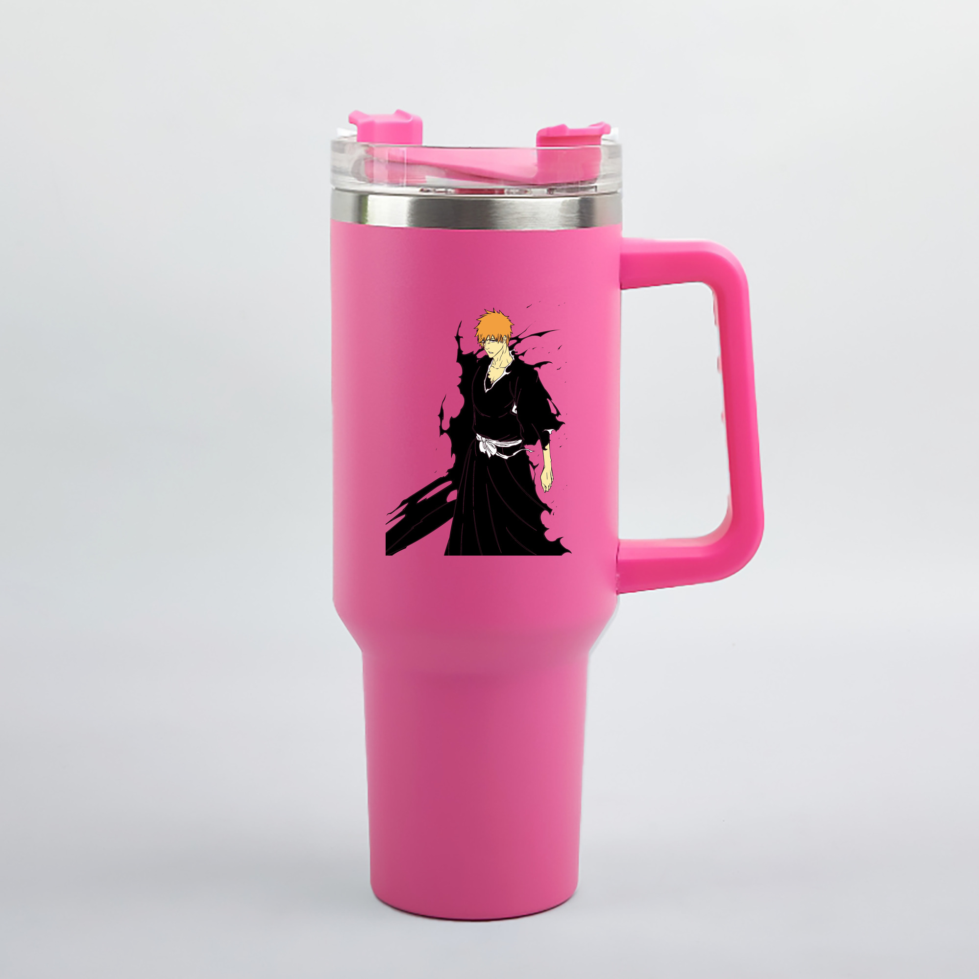 （画像用） ブリーチ 黒崎一護（くろさき いちご）BLEACH Kurosaki Ichigo 1200mL車用タンブラー（カラープリント）